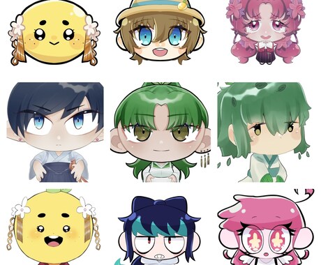 YouTubeやツイッターのアイコンなどを描きます SNS等のアイコンを描きます。 イメージ2