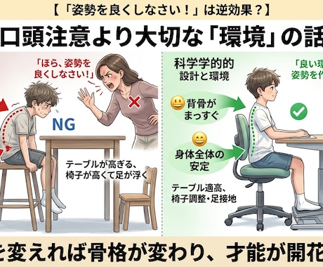 理学療法士がお子様の姿勢＆お部屋環境を分析します スマホ写真でOK！プロの視点で我が子の才能と運動神経を伸ばす イメージ1
