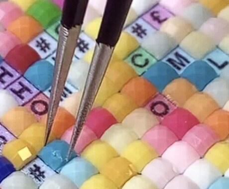 ダイヤモンドアート作成代行いたします 普段趣味でやっているので得意です。 イメージ1
