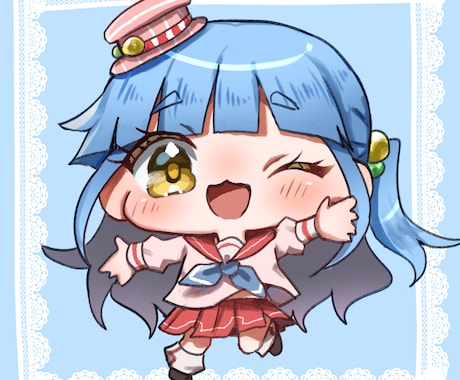 かわいいミニキャライラスト描きます SNSアイコン、動画サムネ、動画用などにどうぞ！ イメージ1