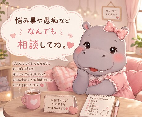 ゆっくりチャットでお話し聞きます あなたの心が少しでも穏やかになれたらと思っています。 イメージ1