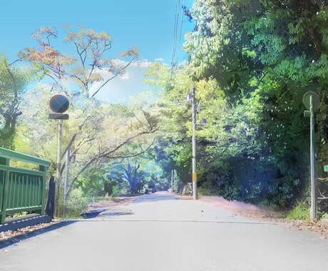 写真を加工してアニメ調の背景を作ります ゲーム制作やTRPG、配信画面等にいかがでしょうか。 イメージ1