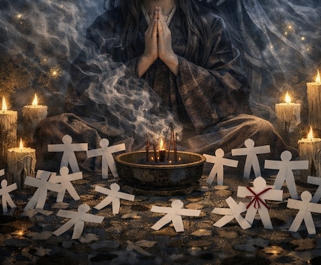あなたの中に眠る身代わりの神様と繋がり祈祷します 身代わりとなる神様を呼び起こし、守護と浄化を行います イメージ1