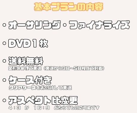 ココナラ最安値★結婚式用動画をDVDにします 【ちょっとしたご相談でもお気軽に】 イメージ2