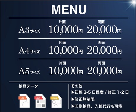 相手に伝わり結果や集客につながるチラシを作成します 優先順位を明確に整理して形にします。 イメージ2