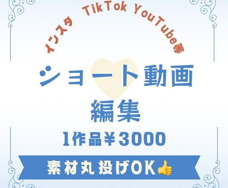 あなたの素材動画を1分以内に編集いたします イメージ1