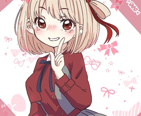 可愛い女の子のアイコンや1枚絵を描きます イメージ1
