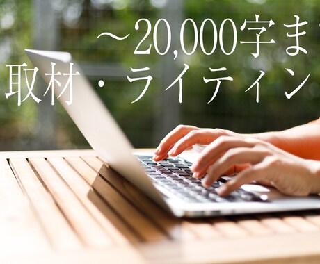 1記事（20000字まで）ライティング承ります ジャンル問わず！ ベテランライター対応！ イメージ1