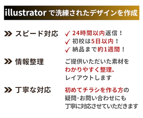 チラシ作成！シンプルでわかりやすいチラシ作成します 文章丸投げＯＫだから初めての方も安心！まずはご相談ください。 イメージ2