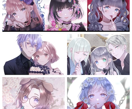 オリジナルアイコン描きます 男女共にご依頼いただいております！ イメージ2