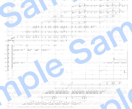 クラシック楽器編成の楽譜を作成,浄書します プロの演奏家より数多くの好評を得ております イメージ2
