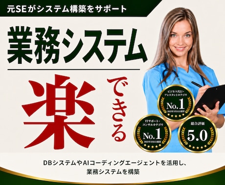 販売管理や業務システムの構築や開発をサポートします 業務システムの構築/開発や既存システムの刷新をサポート! イメージ1