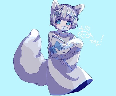 ワンカラーイラスト制作します イメージ1