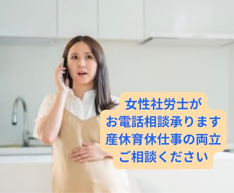 育休相談｜妊娠〜育児中の働き方を一緒に整えます 社労士×産後セラピストがサポート！自分らしく働きたいあなたへ イメージ1
