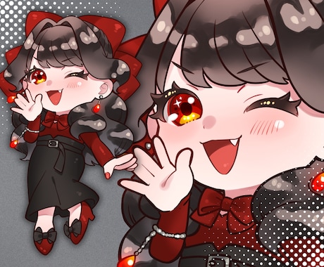 アイコンにも！グッズにも！ミニキャラお描きします 用途は様々！使いやすいデフォルメキャラ！ イメージ1