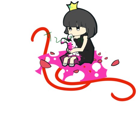 SNS、TRPGに！かわいいキャラクター描きます 修正、キャンセルOK。かわいらしいキャラクター向きです。 イメージ2