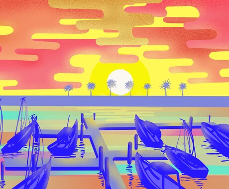 デフォルメした風景・お部屋を描きます 思い出の風景、あなたのお部屋をスッキリとした絵に変えます。 イメージ1