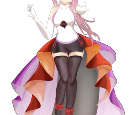 個人・Vtuber対応！女の子イラスト制作します 【全身】 / 動画サムネ・グッズ・立ち絵も対応！ イメージ1