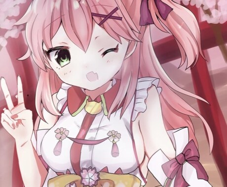 グッズや商用化！萌えイラスト描きます かわいい女の子！を安値で！活動者さんにも是非♡ イメージ1