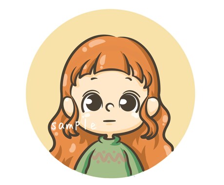 ゆるいアイコン用等のイラストを提供します ポップ系なタッチのアイコンイラストを描いております！ イメージ2