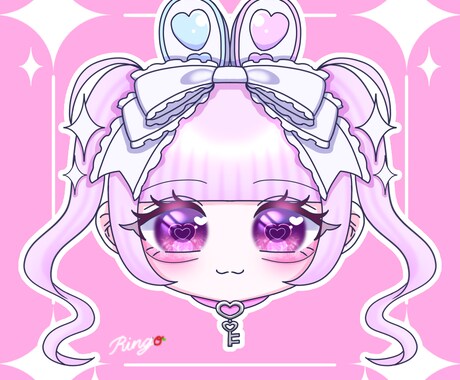 スタンプにも!!顔のみアイコン描きます イメージ1