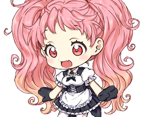 ミニ/デフォルメキャラクターの作成をいたします 貴方のキャラクターを大切に描かせて頂きます♪ イメージ2