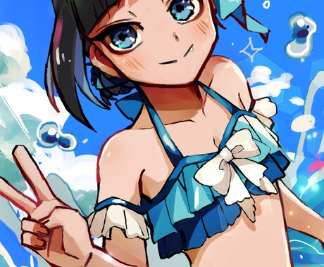 最短1日!可愛いSNSアイコン描きます 貴方の素敵なキャラクターを描かせてください! イメージ2