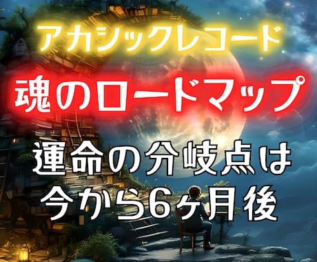 魂のロードマップで流れを読み解きます 今後6ヶ月の流れを読み解き魂のテーマを明らかにする鑑定 イメージ1