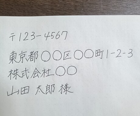 読みやすく品のあるペン字で宛名等、丁寧に代筆します 達筆すぎない、読みやすくて品のあるペン字 イメージ1