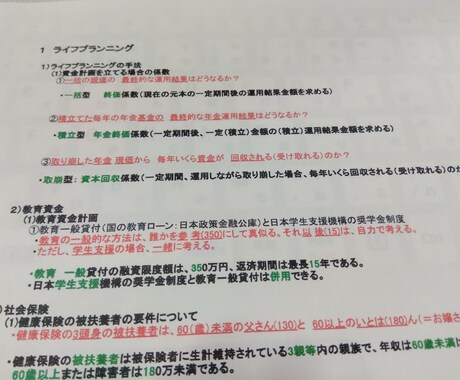 ＦＰ２級試験用の暗記参考書を提供します 独自に考案したＦＰ２級試験問題用の暗記法公開！ イメージ2