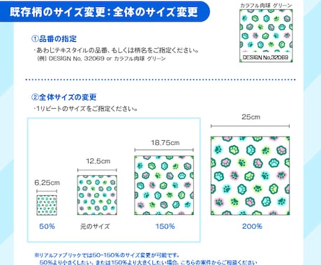 あわじテキスタイルのデザイン調整します イメージ1