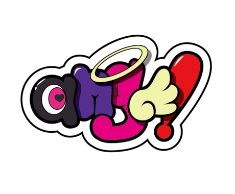 目を引くグラフィティロゴを作成します キュートでポップな目を引くグラフィティロゴを求めている方へ イメージ1