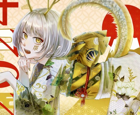 一枚絵、サムネイル、アイコン、書籍表紙、描きます 【世界観重視、雰囲気重視】厚塗り寄り、丁寧に美しく描きます。 イメージ2