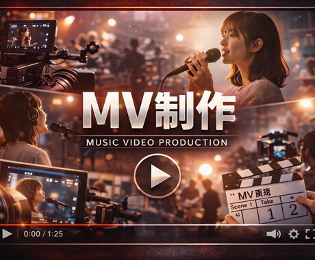 MVを撮影から世界観重視で制作します 楽曲の雰囲気を大切に映像へ落とし込みます イメージ1