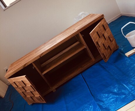 何十年と使えるオシャレなTV台を現役大工が造ります 長寿オシャレ家具を現役大工(8年目)が心を込めて造ります イメージ2