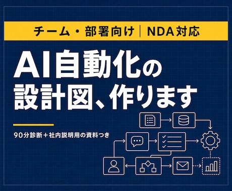 チームの業務をAIで自動化する設計図を作ります 現役社内SEによるツール営業なしの中立診断 イメージ1