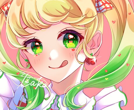 カラフルで可愛いイラストを制作いたします 歌ってみたやグッズ、配信用イラストなどに！ イメージ2
