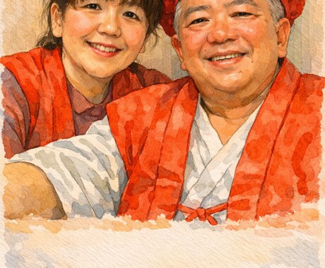 写真1枚から誕生日記念日プレゼント似顔絵作ります 出産、結婚、お誕生日、祖父母への贈りものにおすすめ！ イメージ2