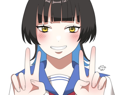 カテゴリ最安値！アニメ塗りでイラスト描きます 初めての依頼でも安心！丁寧に描きます イメージ2