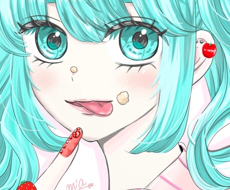 アニメ風女の子のイラストを描きます アニメ風タッチイラスト！安く購入できる！ イメージ1