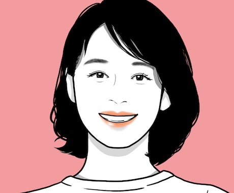 お写真を元に人物イラスト制作始めます SNSのアイコンや、お仕事ツールに最適です。 イメージ1