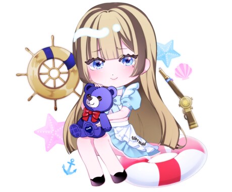 かわいいミニキャラ作成いたします あなただけのかわいいミニキャラをお描きいたします！ イメージ2