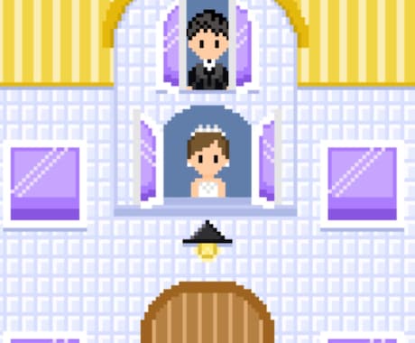 リクエストオーダーでドット絵結婚式ムービー作ります ご希望の楽曲や構成で作成！ISUM申請もお任せください◎ イメージ2