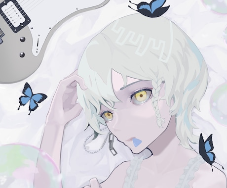 美麗なバストアップイラスト制作します あなたのオリキャラを美しく可愛く描きます イメージ2
