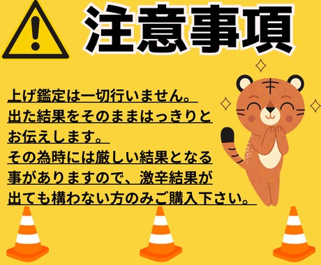 激辛占い！！恋愛、人間関係、仕事を占います アゲ鑑定はしません！出た結果からアドバイスを導き出します！ イメージ2