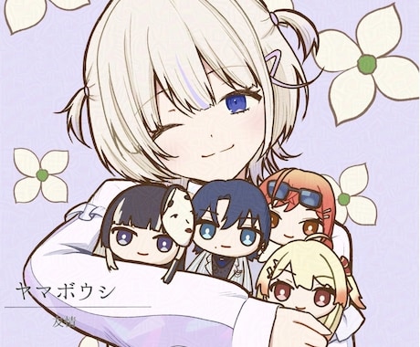アイコン、立ち絵、サムネ等イラスト全般描きます 商用利用可能！丁寧な対応で初めての方もご安心ください！ イメージ2
