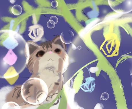 動物可愛いく描きます 想い出やお友達のプレゼントにいかがですか？ イメージ1