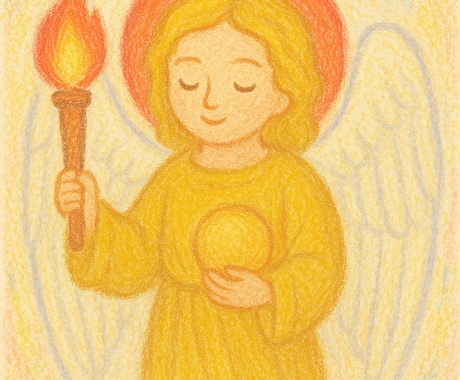 urial⭐︎イラストとメッセージをお届けします 大天使Uriel（ウリエル）のイラスト＆メッセージ イメージ2