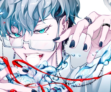アイコン/立ち絵/一枚絵描きます アニメチックなキャラクターイラストをご要望に沿ってご提供！ イメージ2