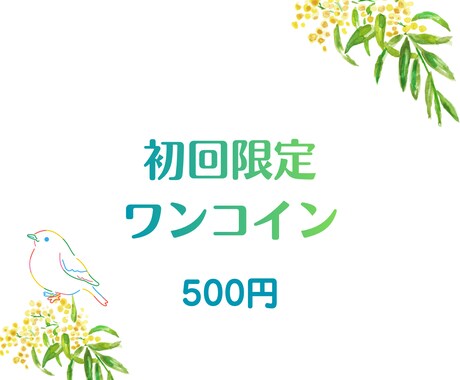 初回限定ワンコインで占います 簡単なカード占い鑑定になります イメージ1